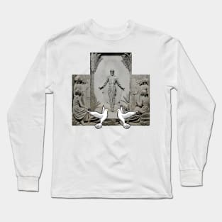 Jesus Christ is resurrected and under heaven seen by his apostles Long Sleeve T-Shirt